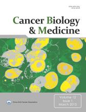 Cancer Biology and Medicine: 12 (1)