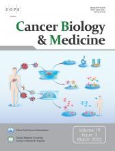 Cancer Biology & Medicine: 19 (3)