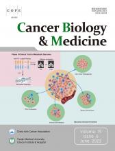 Cancer Biology & Medicine: 19 (6)