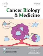 Cancer Biology & Medicine: 20 (2)